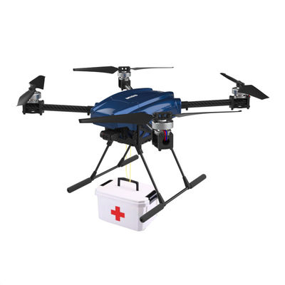ภาระ 1 กิโลกรัม ภาระประโยชน์ Drone ความร้อนสําหรับการใช้งานทหาร เซ็นเซอร์คู่ 40 นาที อดทน
