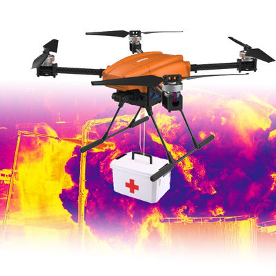 Drone UAV อุตสาหกรรม ด้วยความร้อนและสายตากลางคืน 2.7K 30FPS Drone Helicopter